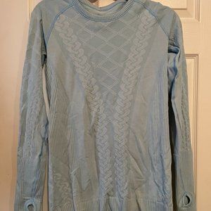 lululemon rest less pullover size 8